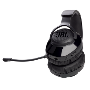 JBL Free WFH Wireless - Black - Wireless over-ear headset with detachable mic - Detailshot 2